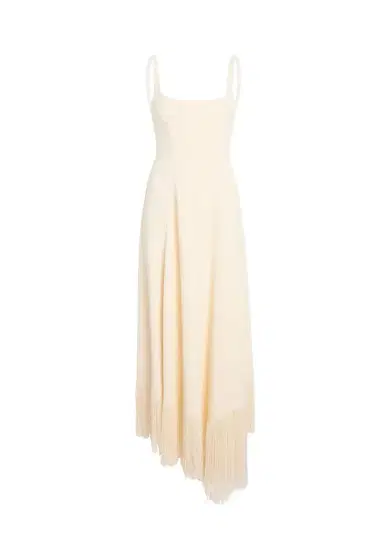 Khaite Vivian Dress In Cream | Thumbnail 1 Khaite Vivian Dress In Cream | Thumbnail 1