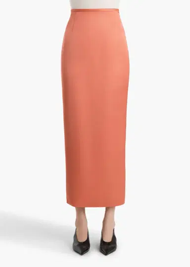 Khaite Winton Skirt In Dahlia | Thumbnail 3