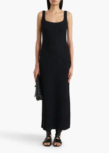Khaite Lex Dress In Black | Thumbnail 2