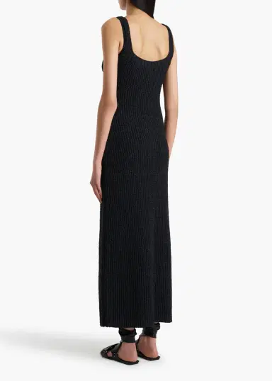 Khaite Lex Dress In Black | Thumbnail 4