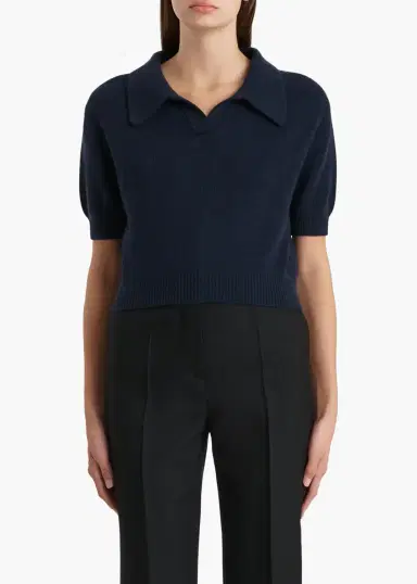 Khaite Leni Sweater In Midnight | Thumbnail 3
