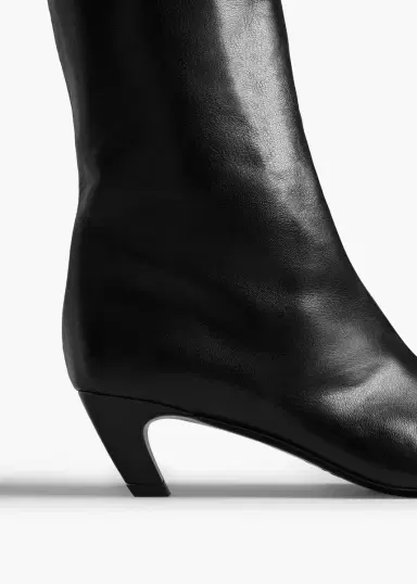 Khaite Davis Boot In Black Leather | Thumbnail 4 Khaite Davis Boot In Black Leather | Thumbnail 4