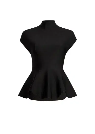 Khaite Andra Top In Black | Thumbnail 1