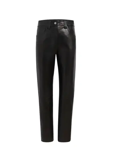 Khaite Callum Pant In Black Textured Lamb | Thumbnail 1 Khaite Callum Pant In Black Textured Lamb | Thumbnail 1