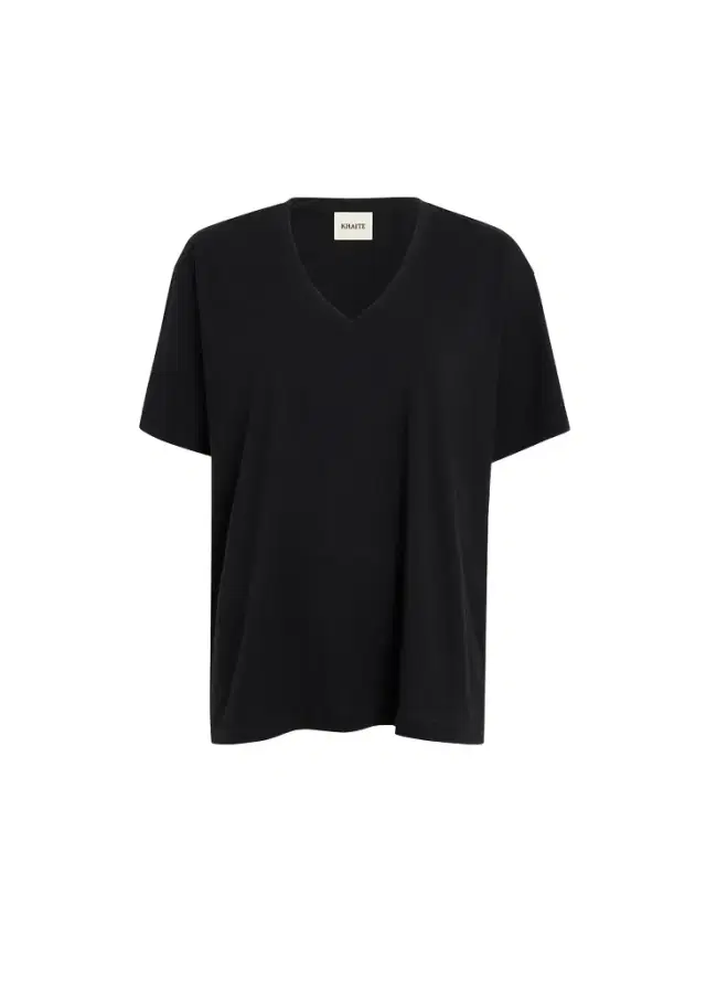 Khaite Linda T-Shirt In Black
