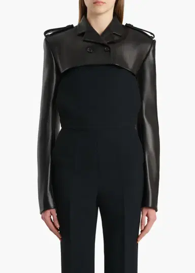 Khaite Sadran Jacket In Black Leather | Thumbnail 3 Khaite Sadran Jacket In Black Leather | Thumbnail 3