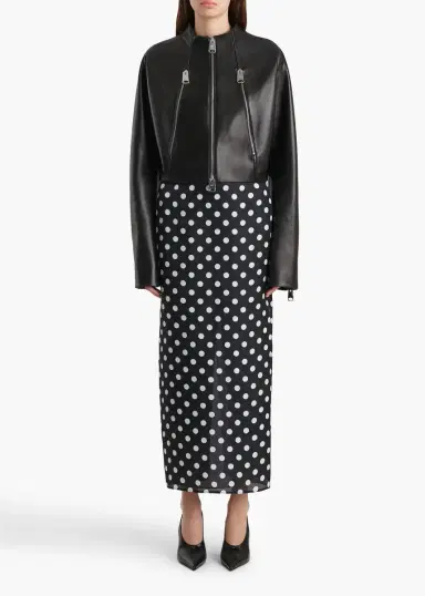 Khaite Niko Jacket In Black Leather | Thumbnail 2