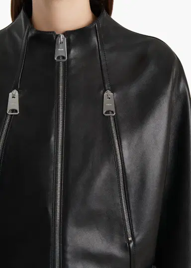 Khaite Niko Jacket In Black Leather | Thumbnail 5
