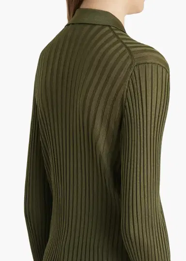 Khaite Vin Top In Olive | Thumbnail 6 Khaite Vin Top In Olive | Thumbnail 6