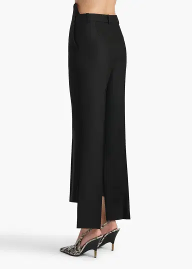 Khaite Rae Pant In Black Wool Silk | Thumbnail 4 Khaite Rae Pant In Black Wool Silk | Thumbnail 4