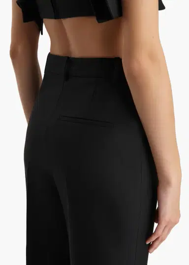 Khaite Rae Pant In Black Wool Silk | Thumbnail 6 Khaite Rae Pant In Black Wool Silk | Thumbnail 6