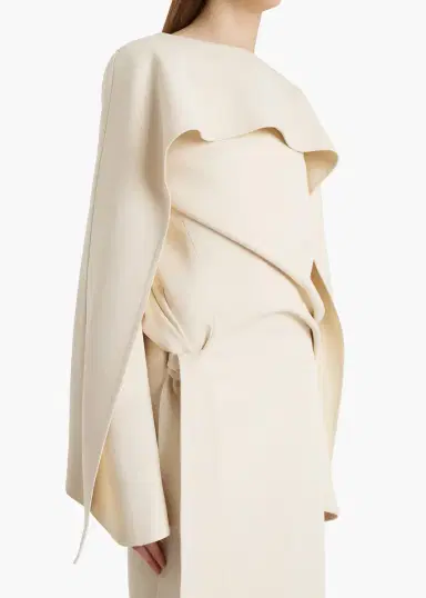 Khaite Yon Dress In Cream | Thumbnail 5