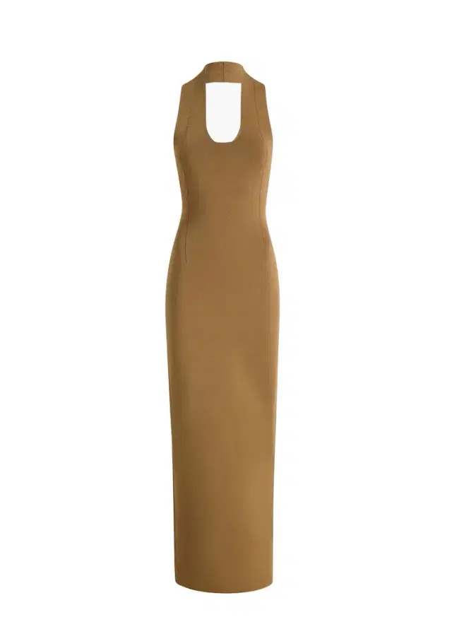 Khaite Mahi Dress In Carob