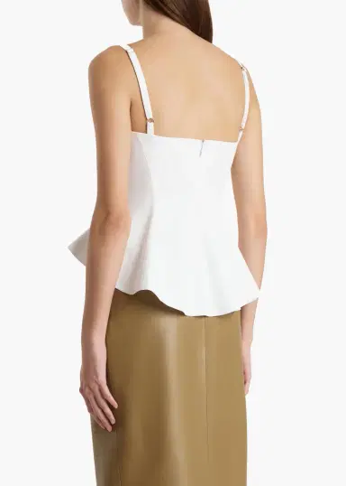 Khaite Loa Top In Chalk | Thumbnail 4