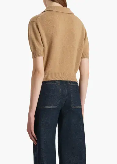 Khaite Leni Sweater In Camel | Thumbnail 4