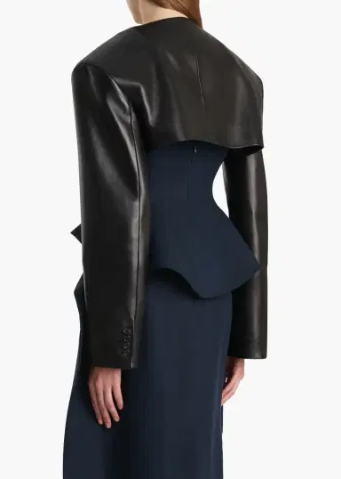 Khaite Fenla Jacket In Black Leather | Thumbnail 4 Khaite Fenla Jacket In Black Leather | Thumbnail 4