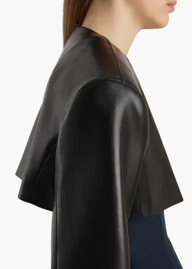 Khaite Fenla Jacket In Black Leather | Thumbnail 5 Khaite Fenla Jacket In Black Leather | Thumbnail 5