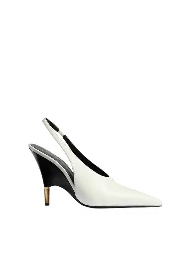 Bella Pump In Chalk Glazed Leather