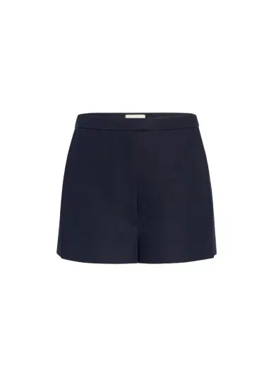 Khaite Blane Short In Dark Navy | Thumbnail 1