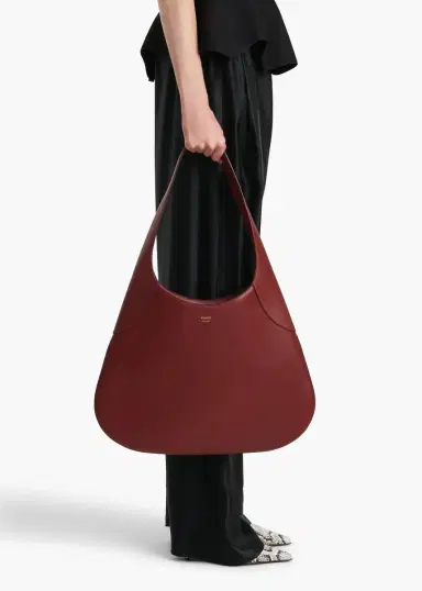 Khaite Large Joan Hobo In Oxblood Leather | Thumbnail 5 Khaite Large Joan Hobo In Oxblood Leather | Thumbnail 5