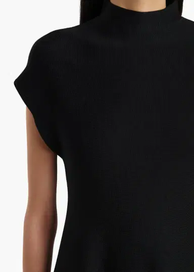 Khaite Lyra Dress In Black | Thumbnail 5
