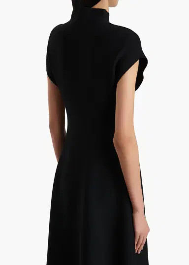 Khaite Lyra Dress In Black | Thumbnail 6