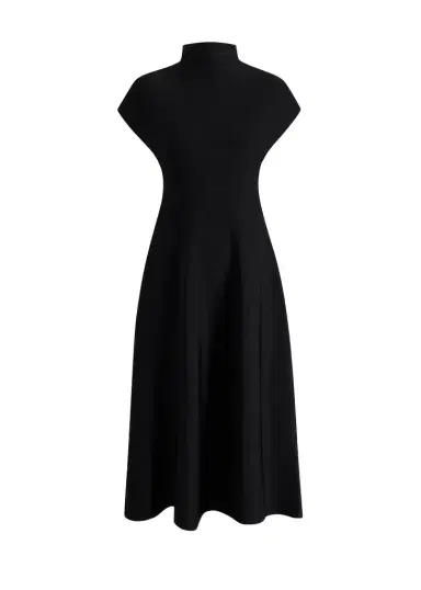Khaite Lyra Dress In Black | Thumbnail 1