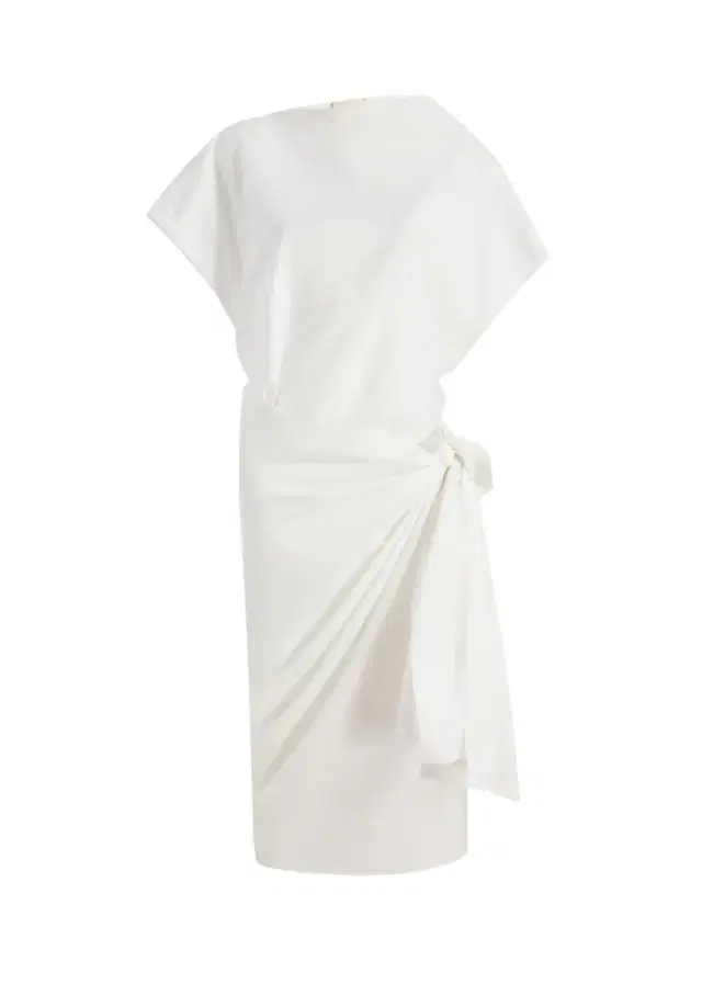 Fray Dress In Chalk
