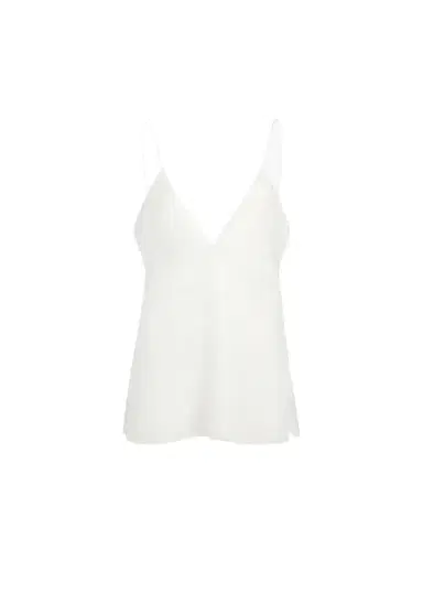 Khaite Timy Top In Chalk | Thumbnail 1 Khaite Timy Top In Chalk | Thumbnail 1