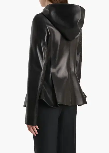 Khaite June Jacket In Black Leather | Thumbnail 4 Khaite June Jacket In Black Leather | Thumbnail 4