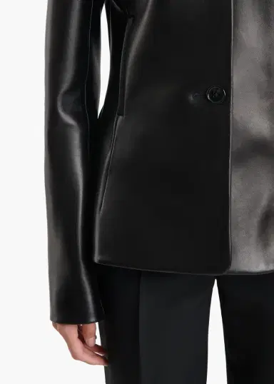 Khaite June Jacket In Black Leather | Thumbnail 5 Khaite June Jacket In Black Leather | Thumbnail 5