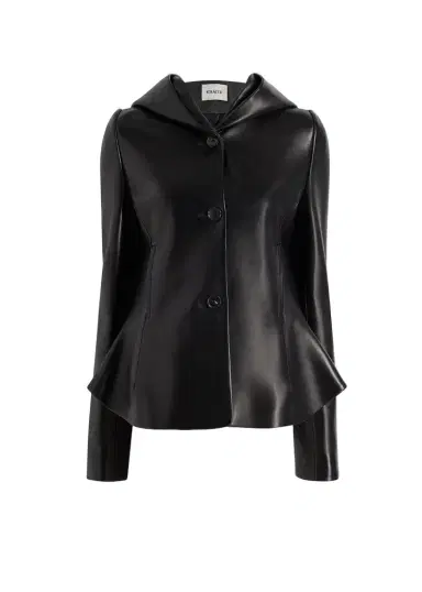 Khaite June Jacket In Black Leather | Thumbnail 1 Khaite June Jacket In Black Leather | Thumbnail 1