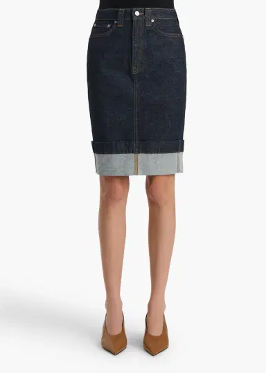 Khaite Kendra Skirt In Benson | Thumbnail 3