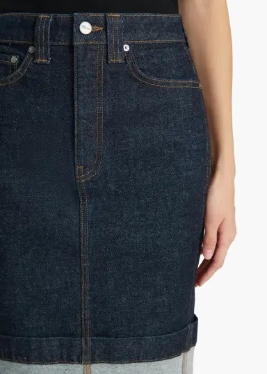 Khaite Kendra Skirt In Benson | Thumbnail 5