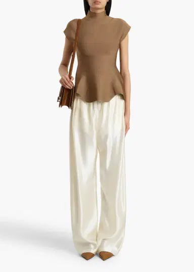 Khaite Andra Top In Carob | Thumbnail 2 Khaite Andra Top In Carob | Thumbnail 2