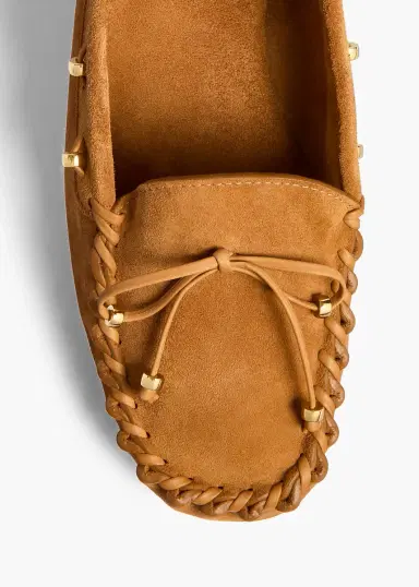 Khaite Milly Pump In Caramel Suede | Thumbnail 3