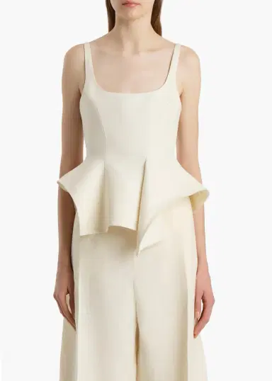 Khaite Loa Top In Natural | Thumbnail 3
