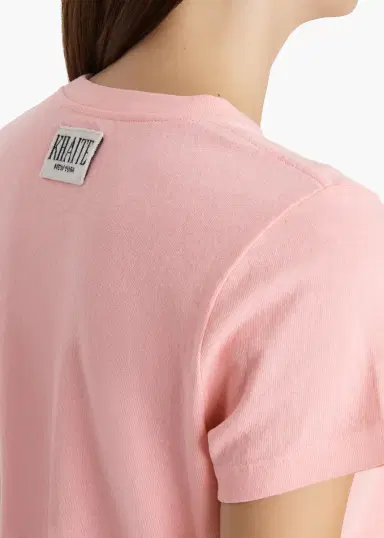 Khaite Emmylou T-Shirt In Petal | Thumbnail 6 Khaite Emmylou T-Shirt In Petal | Thumbnail 6
