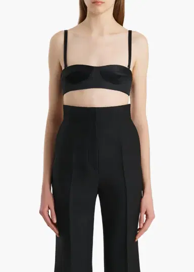 Khaite Selah Top In Black | Thumbnail 3