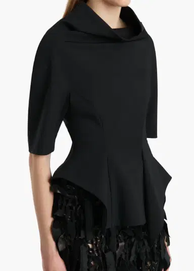 Khaite Pippa Top In Black | Thumbnail 5 Khaite Pippa Top In Black | Thumbnail 5