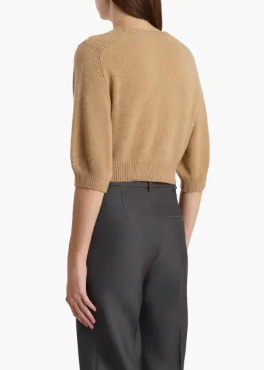 Khaite Lorelai Sweater In Camel | Thumbnail 4