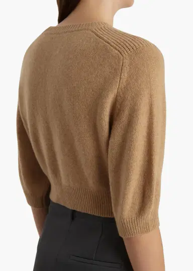 Khaite Lorelai Sweater In Camel | Thumbnail 6