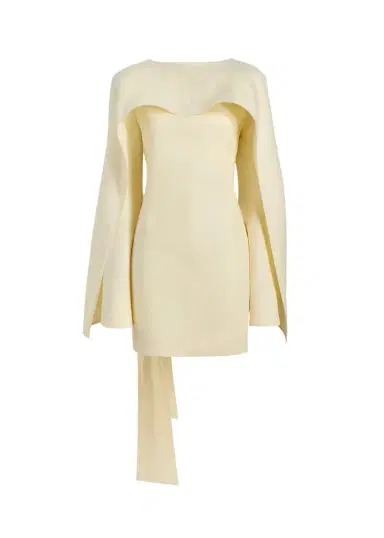 Khaite Onis Dress In Natural | Thumbnail 1 Khaite Onis Dress In Natural | Thumbnail 1