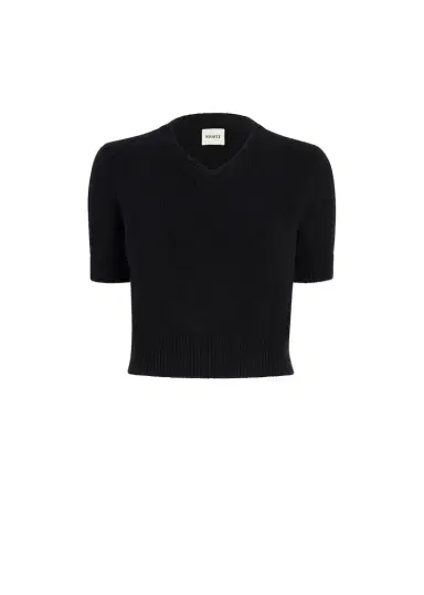 Khaite Jas Sweater In Black | Thumbnail 1 Khaite Jas Sweater In Black | Thumbnail 1