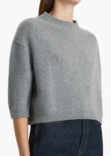 Khaite Sabina Sweater In Fog | Thumbnail 5 Khaite Sabina Sweater In Fog | Thumbnail 5