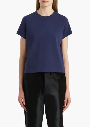 Khaite Emmylou T-Shirt In Royal | Thumbnail 2 Khaite Emmylou T-Shirt In Royal | Thumbnail 2