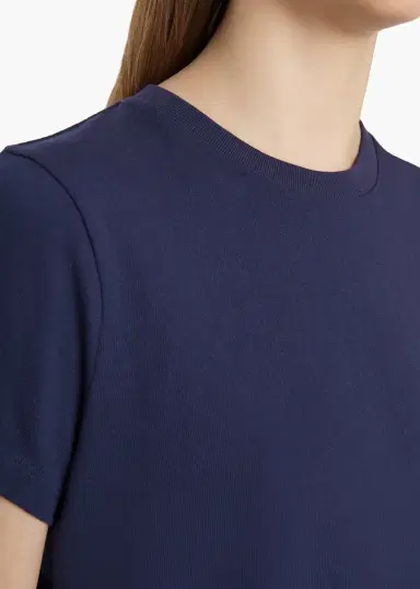 Khaite Emmylou T-Shirt In Royal | Thumbnail 4 Khaite Emmylou T-Shirt In Royal | Thumbnail 4