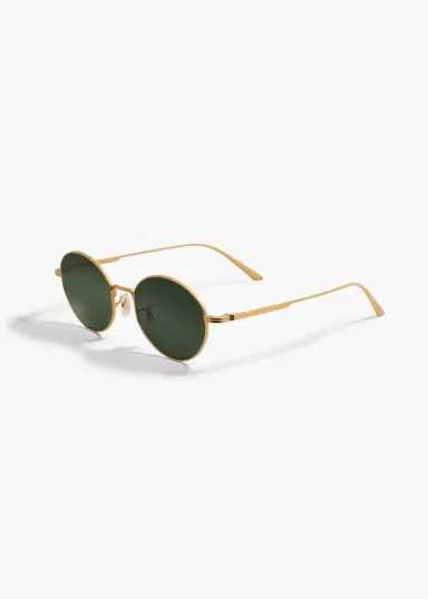 Khaite Khaite X Oliver Peoples 1994C In Gold And Green | Thumbnail 2 Khaite Khaite X Oliver Peoples 1994C In Gold And Green | Thumbnail 2
