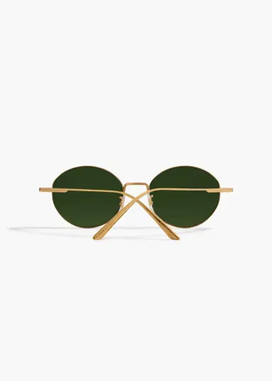 Khaite Khaite X Oliver Peoples 1994C In Gold And Green | Thumbnail 3 Khaite Khaite X Oliver Peoples 1994C In Gold And Green | Thumbnail 3