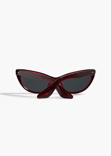 Khaite Khaite X Oliver Peoples 1963C In Dark Red And Grey | Thumbnail 2 Khaite Khaite X Oliver Peoples 1963C In Dark Red And Grey | Thumbnail 2
